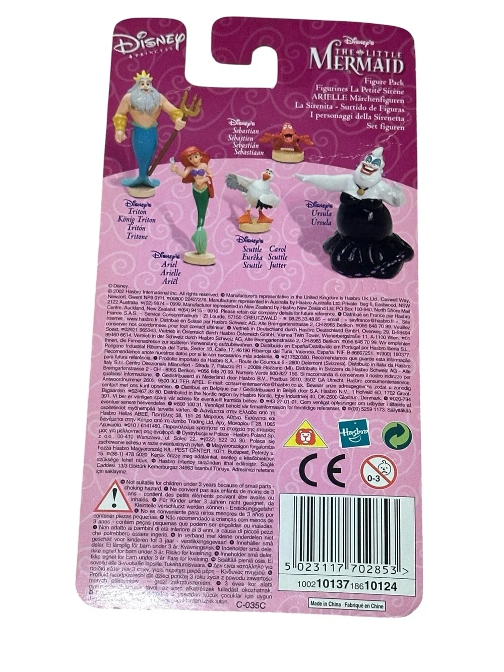 Vtg DISNEY Princess THE LITTLE MERMAID ARIEL Triton URSULA MINI Figures New 90s